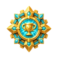 Champion rank medallion.